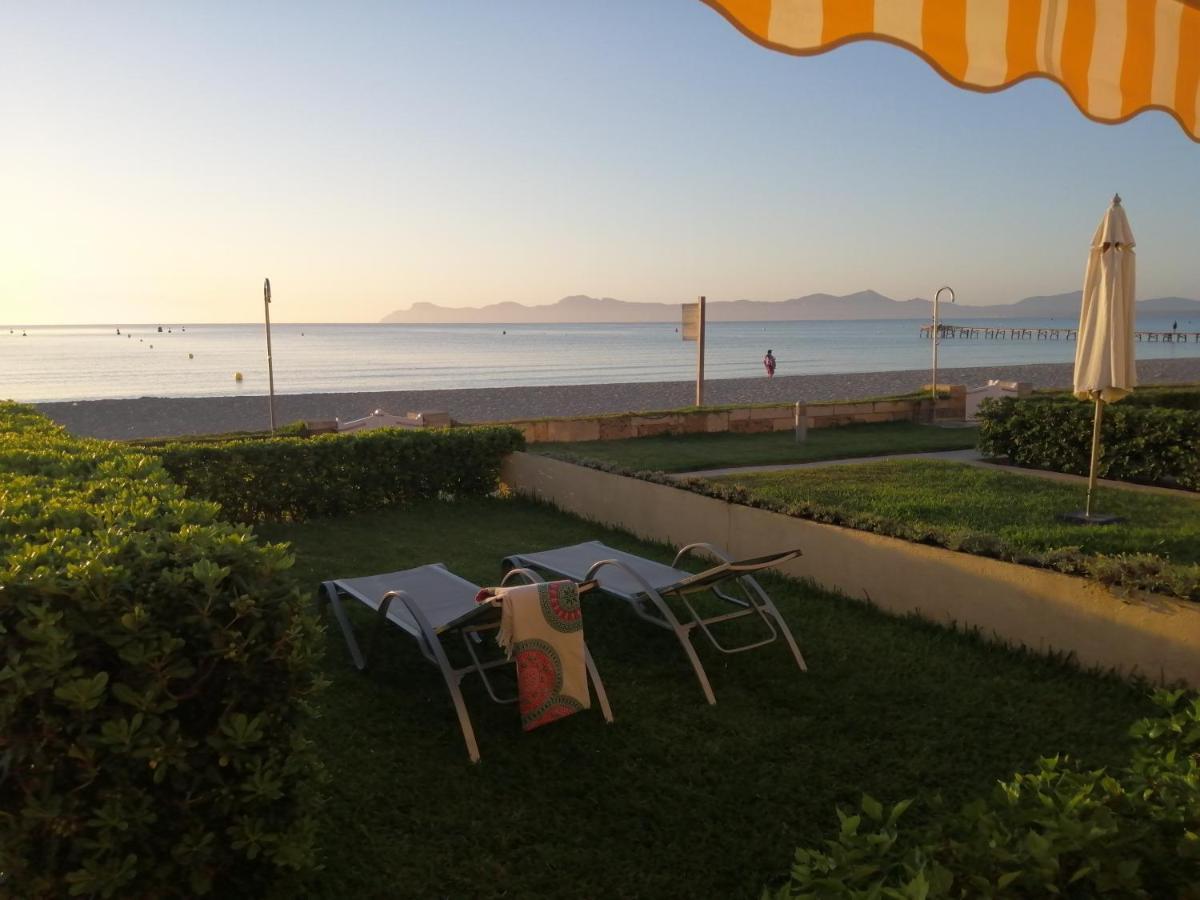 דירות פורט ד'אלקודיה Apt Playa De Muro Ca N Ines - 1ª Linea De Playa מראה חיצוני תמונה